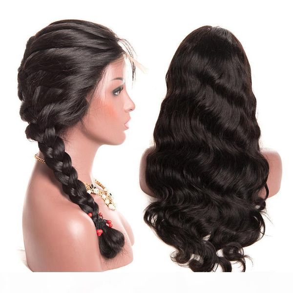 360 full lace brazilian human hair body wave wigs with baby hair pre plucked 150 density glueless virgin hair 360 lace frontal wigs, Black;brown
360 full lace brazilian human hair body wave wigs with baby hair pre plucked 150 density glueless virgin hair 360 lace frontal wigs, Black;brown