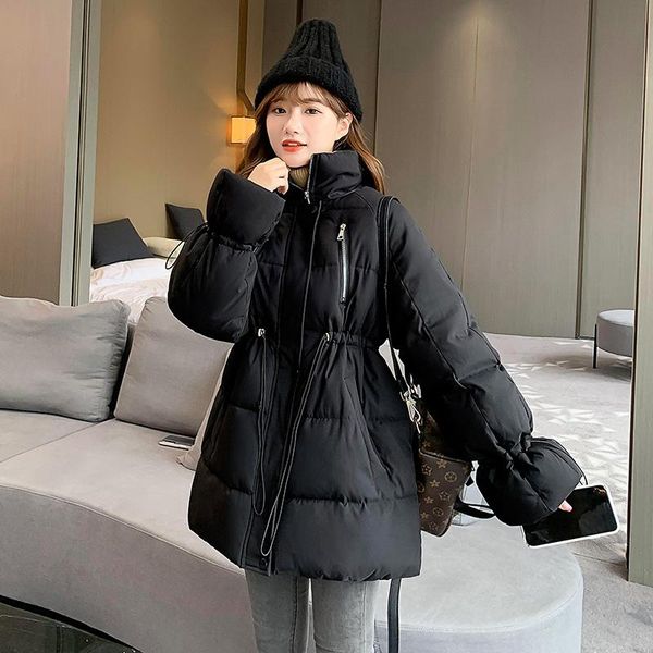 women's down & parkas women loose warm adjustable waist female winter jacket fashion stand collar solid oversize parka coat, Black
women's down & parkas women loose warm adjustable waist female winter jacket fashion stand collar solid oversize parka coat, Black