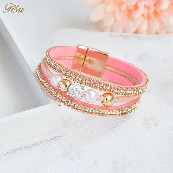 f&u 5 different colors crystal magnetic bracelet for women popular trendy friendship pearl bracelet, Black
f&u 5 different colors crystal magnetic bracelet for women popular trendy friendship pearl bracelet, Black