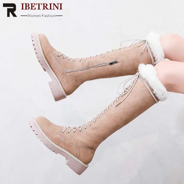 boots ribetrini arrival women shoes solid lace up platform mid calf snow warm plush casual winter boots1, Black
boots ribetrini arrival women shoes solid lace up platform mid calf snow warm plush casual winter boots1, Black