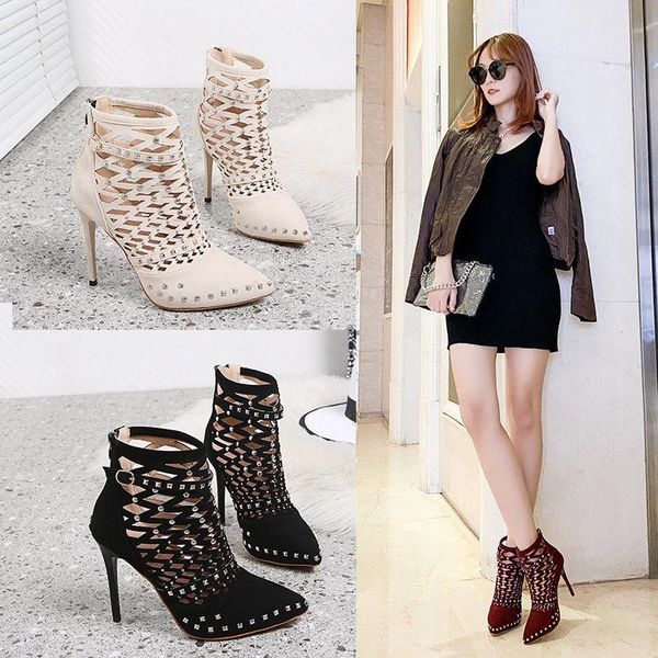 boots 2021 burst rivet hollow comfortable personality supply point toe high heels black net shoe zl-333-39
boots 2021 burst rivet hollow comfortable personality supply point toe high heels black net shoe zl-333-39