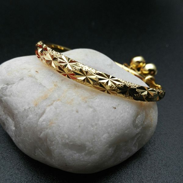 children's jewelry 18k yellow gold plated snowflake embossing adjustable bells bangles & bracelets for baby toddler kids girls, Black
children's jewelry 18k yellow gold plated snowflake embossing adjustable bells bangles & bracelets for baby toddler kids girls, Black