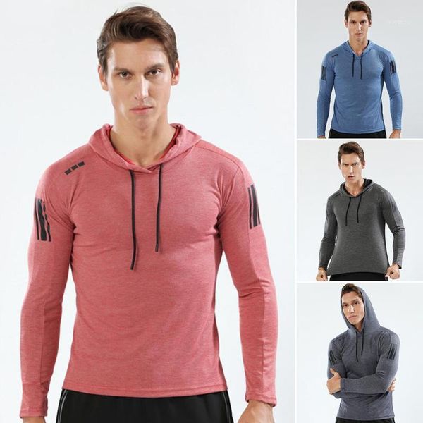 men thin elastic long sleeve drawstring hoodie sports gym workout sweatshirt1, Black
men thin elastic long sleeve drawstring hoodie sports gym workout sweatshirt1, Black
