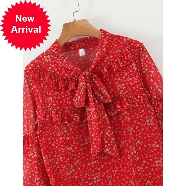 2021 new summer new red fridges long sleeve chiffon pullover neck shirt elegant clothes xdy0, White
2021 new summer new red fridges long sleeve chiffon pullover neck shirt elegant clothes xdy0, White