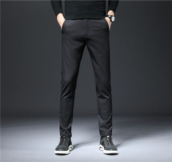 autumn and winter 2020 new men's korean style casual pants with small feet, Black
autumn and winter 2020 new men's korean style casual pants with small feet, Black