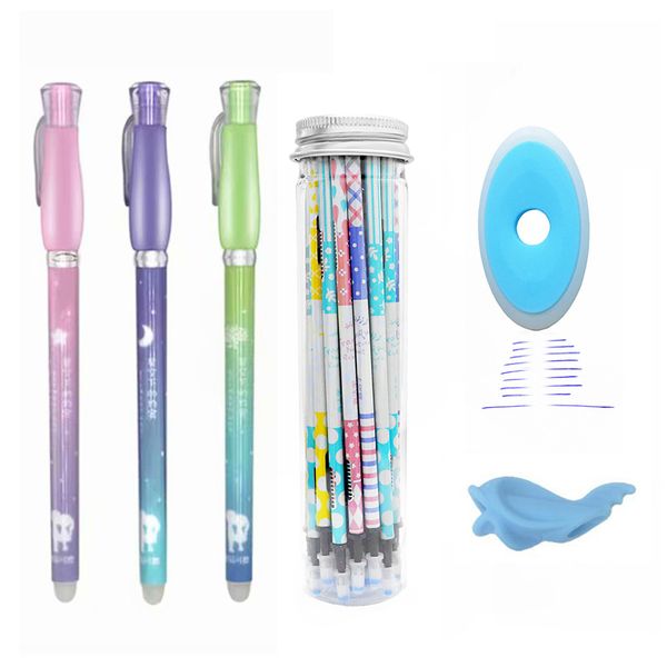 25pcs/set cute erasable gel pen refills rod 0.5mm washable magic erasable pen for girl school office pen kawaii stationery gift
25pcs/set cute erasable gel pen refills rod 0.5mm washable magic erasable pen for girl school office pen kawaii stationery gift
