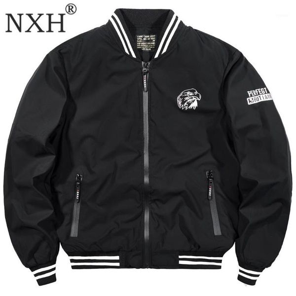 nxh men's baseball collar jakcet thick bomber jaket warm jackets fleece male winter coat with eagle embroidery1, Black;brown
nxh men's baseball collar jakcet thick bomber jaket warm jackets fleece male winter coat with eagle embroidery1, Black;brown