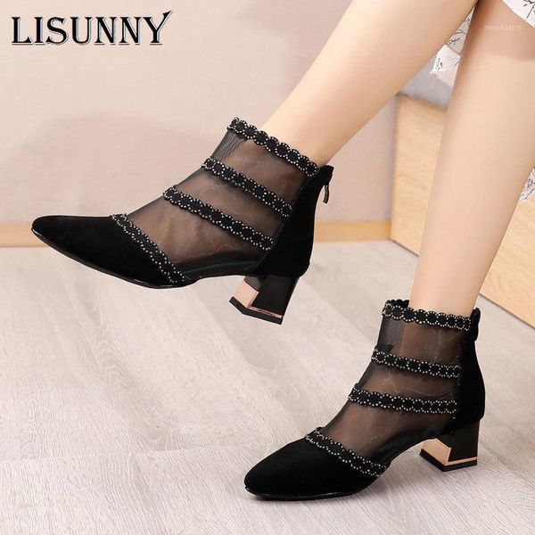 sandals lisunny2021 spring summer women genuine leather rhinestone mesh boots fashion elegant non-slip high heel1, Black
sandals lisunny2021 spring summer women genuine leather rhinestone mesh boots fashion elegant non-slip high heel1, Black