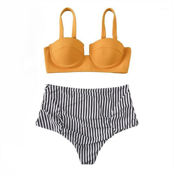 spring bikini mujer 2020 braga alta new european and american fashion wave pattern high waist split swimsuit women1, White;black
spring bikini mujer 2020 braga alta new european and american fashion wave pattern high waist split swimsuit women1, White;black
