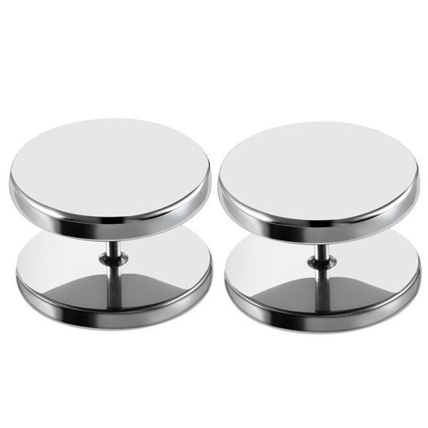2pcs gold black steel cheater faux fake ear plugs flesh tunnel gauges tapers stretcher earrings piercing jewelry 6-14mm q sqcysv, Silver
2pcs gold black steel cheater faux fake ear plugs flesh tunnel gauges tapers stretcher earrings piercing jewelry 6-14mm q sqcysv, Silver