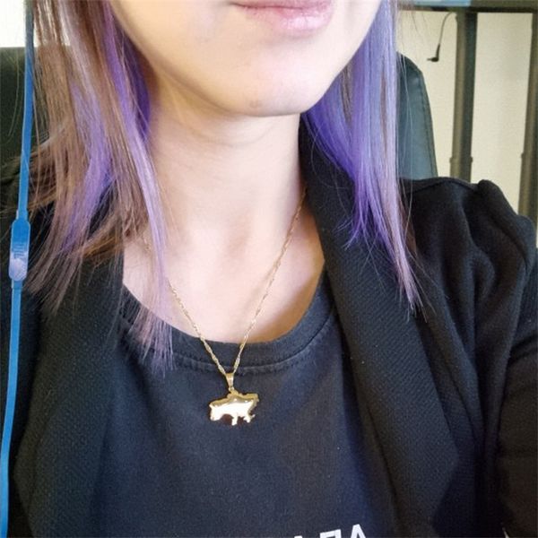 europe and the united states stainless steel ukrainian map pendant necklace, Silver
europe and the united states stainless steel ukrainian map pendant necklace, Silver