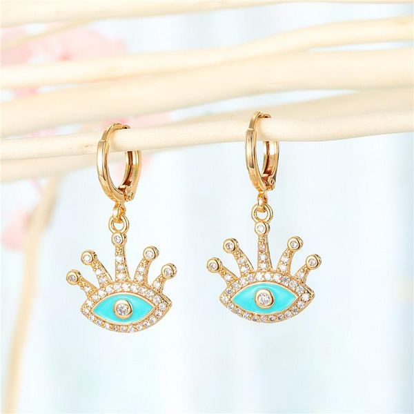 hoop & huggie 1pair crystal triangle turkish eye earrings for women vintage shiny rhinestone blue eyelashes stud jewelry, Golden;silver
hoop & huggie 1pair crystal triangle turkish eye earrings for women vintage shiny rhinestone blue eyelashes stud jewelry, Golden;silver
