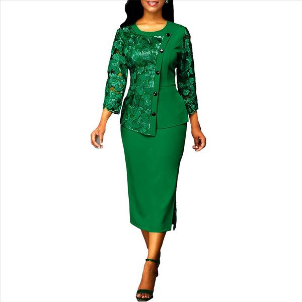 summer autumn two piece set women 2021 elegant lace hollow out shirt casual plus size slim split office bodycon skirts 5xl, Gray
summer autumn two piece set women 2021 elegant lace hollow out shirt casual plus size slim split office bodycon skirts 5xl, Gray