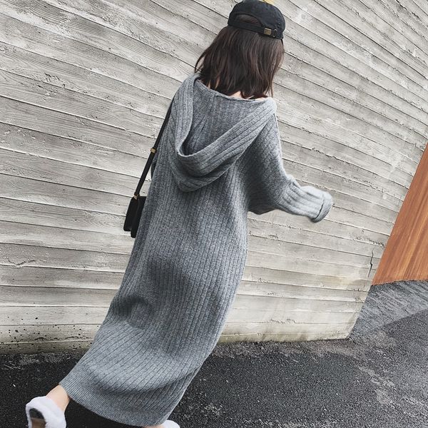 t3ar6 winter korean hooded over dress knitted sweater knee dress 2020 new loose long with skirt bottom knit sweater skirt gpofd, White;black
t3ar6 winter korean hooded over dress knitted sweater knee dress 2020 new loose long with skirt bottom knit sweater skirt gpofd, White;black