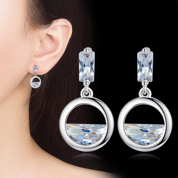 dangle & chandelier 2021 women jewelry round crystal from drop earrings for fine clear rhinestone classic simple accessories, Silver
dangle & chandelier 2021 women jewelry round crystal from drop earrings for fine clear rhinestone classic simple accessories, Silver