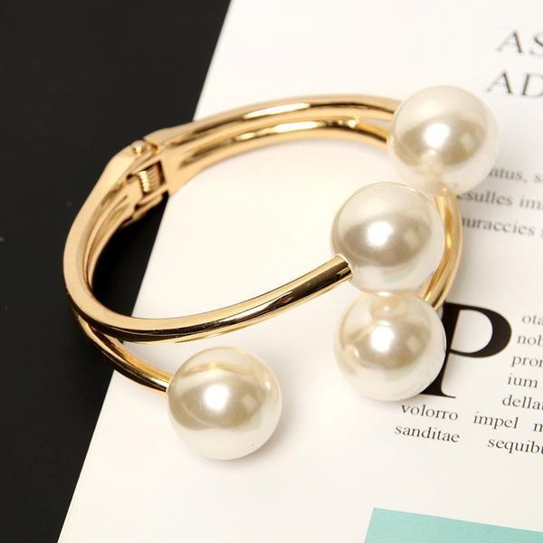 bangle anke store original design fashion bangles double layer pearl gold female asymmetric semi-opening bracelet for women1, Black
bangle anke store original design fashion bangles double layer pearl gold female asymmetric semi-opening bracelet for women1, Black