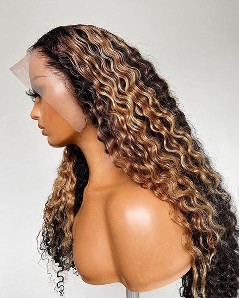 lace wigs jaymay highlight wig honey blonde front pre plucked ombre human hair for black women water wave frontal, Black;brown
lace wigs jaymay highlight wig honey blonde front pre plucked ombre human hair for black women water wave frontal, Black;brown