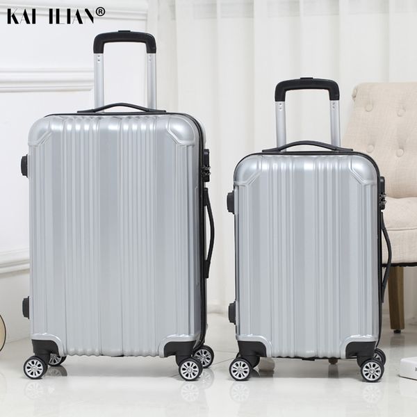 new 20/22/24 inch rolling luggage sipnner wheels women travel suitcase men popular fashion trolley luggage password box abs+pc lj201118
new 20/22/24 inch rolling luggage sipnner wheels women travel suitcase men popular fashion trolley luggage password box abs+pc lj201118