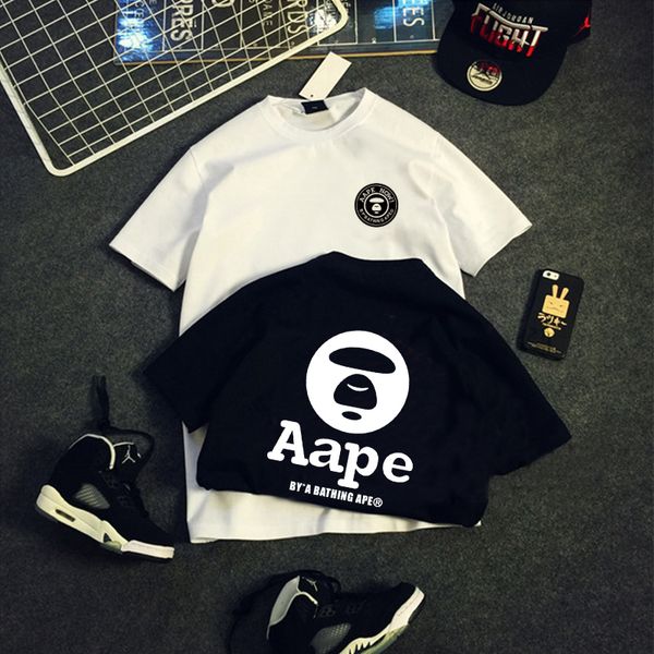 short cotton men's sleeve man t-shirt chen brand guanxi ins ape hop loose street sleeve half tide hip couple suit ramlu
short cotton men's sleeve man t-shirt chen brand guanxi ins ape hop loose street sleeve half tide hip couple suit ramlu