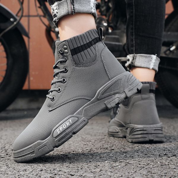 2022 spring men faux leather boots leisure winter martin boot western ankle boots outdoor casual shoes fashion motorcycle footwear, Black
2022 spring men faux leather boots leisure winter martin boot western ankle boots outdoor casual shoes fashion motorcycle footwear, Black