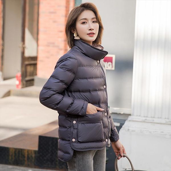 вниз куртка женщины 2020 короткие белая утка вниз coat ultra light feather parkas для женского повседневной распашонок outwear, Black
вниз куртка женщины 2020 короткие белая утка вниз coat ultra light feather parkas для женского повседневной распашонок outwear, Black