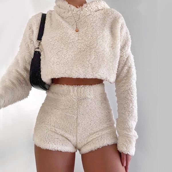 yoga outfits warm set women fitness clothing solid plush hooded shorts padded sportswear two piece suit strappy sports suits, White;red
yoga outfits warm set women fitness clothing solid plush hooded shorts padded sportswear two piece suit strappy sports suits, White;red