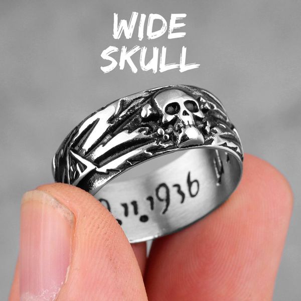 stainless steel men rings domineering skull devil punk gothic hiphop simple for biker male boy jewelry creativity gift wholesale wmtqnh, Bronze;silver
stainless steel men rings domineering skull devil punk gothic hiphop simple for biker male boy jewelry creativity gift wholesale wmtqnh, Bronze;silver