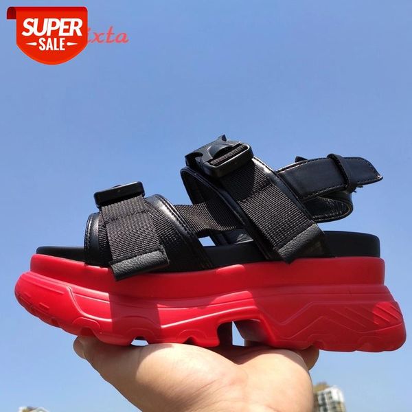 aphixta platform sandals women shoes red thick soled wedge heels shoe leather women buckle beach slides sandals woman shoes #sv1p, Black
aphixta platform sandals women shoes red thick soled wedge heels shoe leather women buckle beach slides sandals woman shoes #sv1p, Black