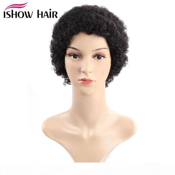 ishow straight short wigs brazilian virgin hair kinky curly human hair wigs with baby hair 8inch swiss lace, Black;brown
ishow straight short wigs brazilian virgin hair kinky curly human hair wigs with baby hair 8inch swiss lace, Black;brown