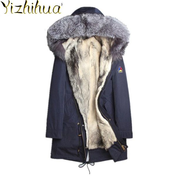 men's leather & faux azazel men natural wolf fur coat real collar parka clothes 2021 long overcoat winterjas heren l28-3002 my392, Black
men's leather & faux azazel men natural wolf fur coat real collar parka clothes 2021 long overcoat winterjas heren l28-3002 my392, Black