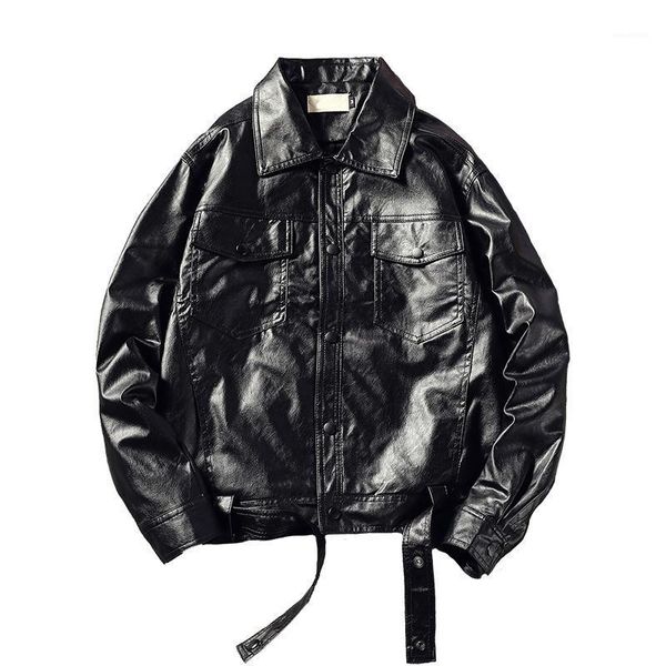 2020 new spring men leather jackets and coats motorcycle stand collar outwear abz6341, Black
2020 new spring men leather jackets and coats motorcycle stand collar outwear abz6341, Black