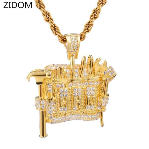 men hip hop iced out bling tool cabinet pendant necklaces micro pave zircon hiphop pendants necklace hiphop jewelry fashion1, Silver
men hip hop iced out bling tool cabinet pendant necklaces micro pave zircon hiphop pendants necklace hiphop jewelry fashion1, Silver