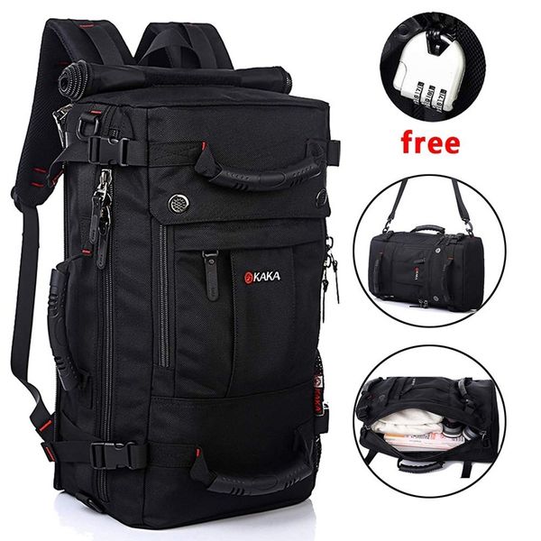 kaka men backpack travel bag 40l large capacity polyester waterproof backpacks women shoulder luggage bags bagpack t200602
kaka men backpack travel bag 40l large capacity polyester waterproof backpacks women shoulder luggage bags bagpack t200602