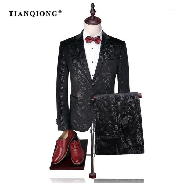 tian qiong men suit 2017 tuxedo wedding suits for men slim fit velvet tuxedo fashion printed floral suit (jacket +pants)1, White;black
tian qiong men suit 2017 tuxedo wedding suits for men slim fit velvet tuxedo fashion printed floral suit (jacket +pants)1, White;black