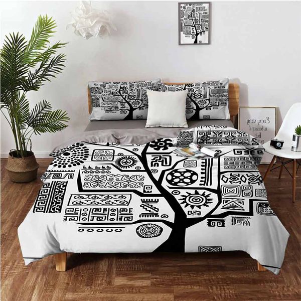 tree with arabesque tribal effects branch culture folk aztec motif printbedding 3-piece set
tree with arabesque tribal effects branch culture folk aztec motif printbedding 3-piece set