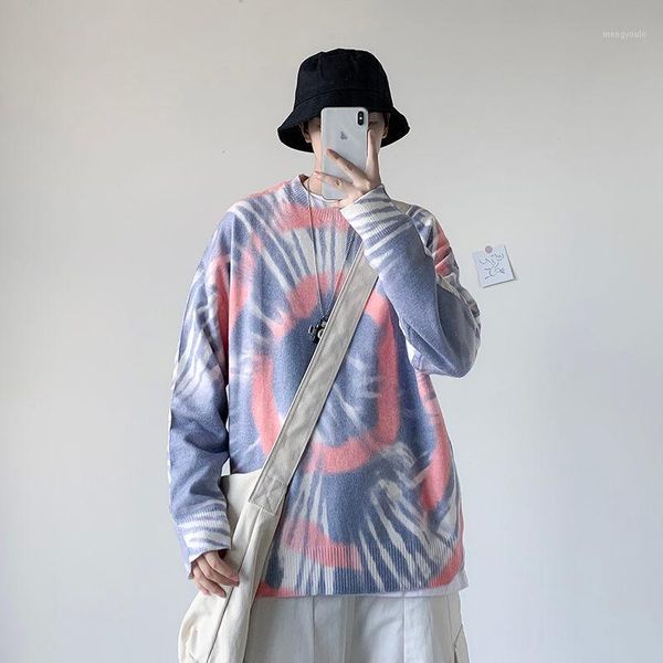 korean tie-dye sweater men's warmth and fashion retro casual knitted pullover men streetwear loose sweater mens clothes -3xl1, White;black
korean tie-dye sweater men's warmth and fashion retro casual knitted pullover men streetwear loose sweater mens clothes -3xl1, White;black