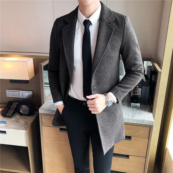 the new winter 2020 paragraph dust coat grows in cloth coat cultivate morality men's business men youth men's, Black
the new winter 2020 paragraph dust coat grows in cloth coat cultivate morality men's business men youth men's, Black