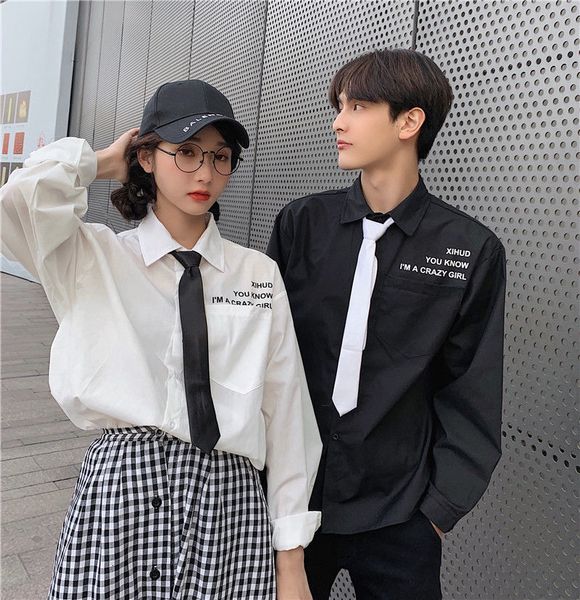 2021 long sleeve shirt spring new lapel and female neck youth male clothes w0nz, White;black
2021 long sleeve shirt spring new lapel and female neck youth male clothes w0nz, White;black