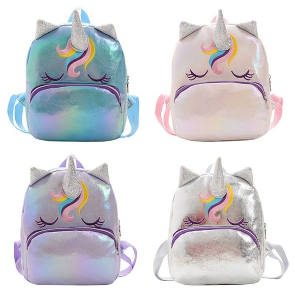 2021 new unicorn backpack children laser pu leather school bag girls colorful doubler shoulder bag kids school backpack dropship y0125
2021 new unicorn backpack children laser pu leather school bag girls colorful doubler shoulder bag kids school backpack dropship y0125