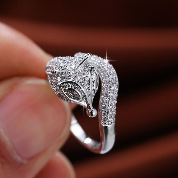 dainty female white crystal stone ring elegant silver color animal wedding rings for trendy bridal zircon engagement ring, Slivery;golden
dainty female white crystal stone ring elegant silver color animal wedding rings for trendy bridal zircon engagement ring, Slivery;golden