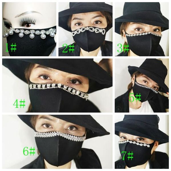 resuable black sparkly mouth fashionable mask pearls rhinestones bling cotton face masks ljjk2411 gke0#
resuable black sparkly mouth fashionable mask pearls rhinestones bling cotton face masks ljjk2411 gke0#