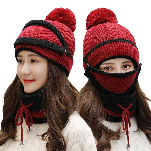 2020 3pcs/set frauen gestrickte mütze schal kappen hals wärmer winter hut für damen mädchen skullies beanies warme fleece kappen, Blue;gray
2020 3pcs/set frauen gestrickte mütze schal kappen hals wärmer winter hut für damen mädchen skullies beanies warme fleece kappen, Blue;gray