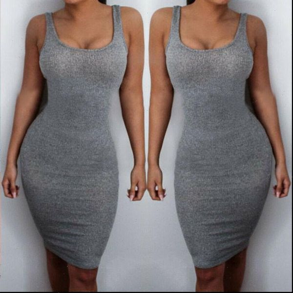 2021 ladies girls dress solid grey fashion women slim dress party cocktail split sleeveless square collar dresses, Black;gray
2021 ladies girls dress solid grey fashion women slim dress party cocktail split sleeveless square collar dresses, Black;gray