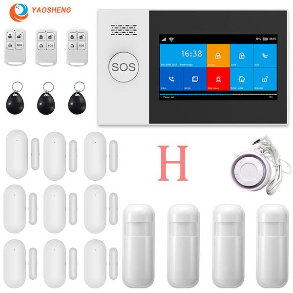 new pg-107 tuya wifi gsm wireless home security alarm system 4.3 inch screen app remote control for wired wifi house alarm kit
new pg-107 tuya wifi gsm wireless home security alarm system 4.3 inch screen app remote control for wired wifi house alarm kit