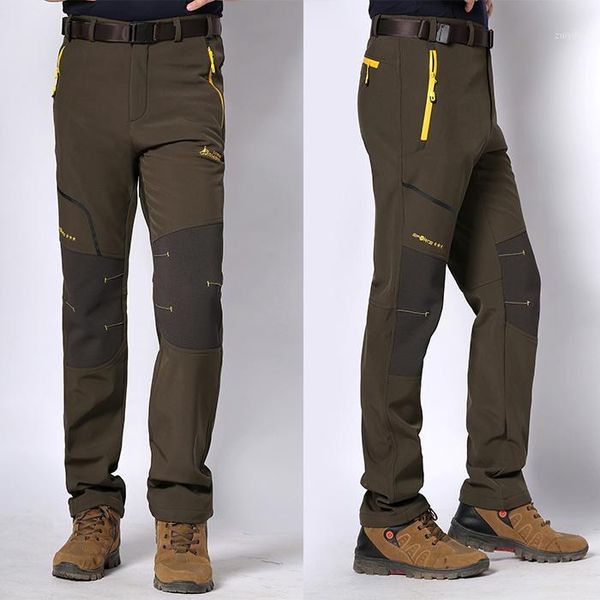 men's and lady's softshell bonded fleece outdoor hike waterproof pants with zipper pockets1, Black
men's and lady's softshell bonded fleece outdoor hike waterproof pants with zipper pockets1, Black