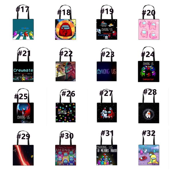 game among us handbag totes cartoon anime printed handbags men women shopping storage bag folded bag crossbody one shoulder bag e123006, Black
game among us handbag totes cartoon anime printed handbags men women shopping storage bag folded bag crossbody one shoulder bag e123006, Black