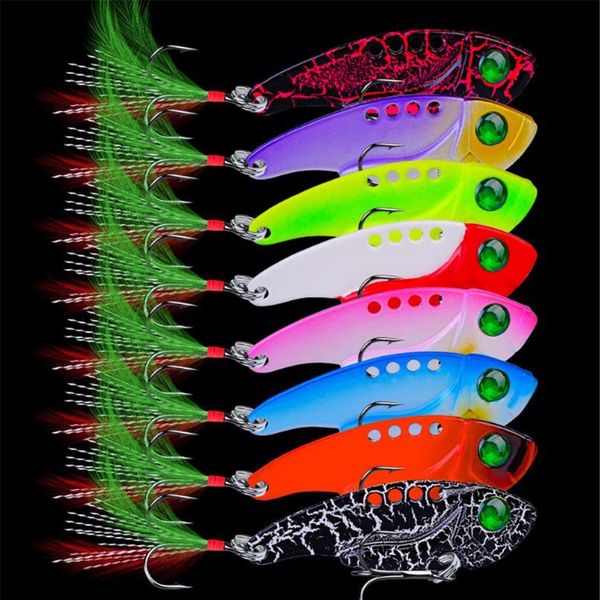 1pcs metal vib 11g/5.5cm fishing lure vibration spoon hard baits with feather crankbait wobbler swimbait cicada vi jlloxv
1pcs metal vib 11g/5.5cm fishing lure vibration spoon hard baits with feather crankbait wobbler swimbait cicada vi jlloxv