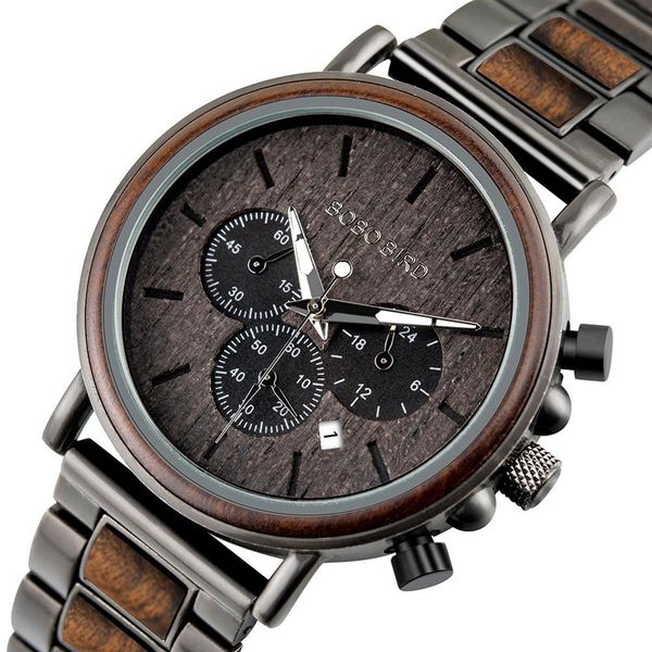 bobo bird luxury wood stainless steel men watch stylish wooden timepieces chronograph quartz watches relogio masculino gift man
bobo bird luxury wood stainless steel men watch stylish wooden timepieces chronograph quartz watches relogio masculino gift man