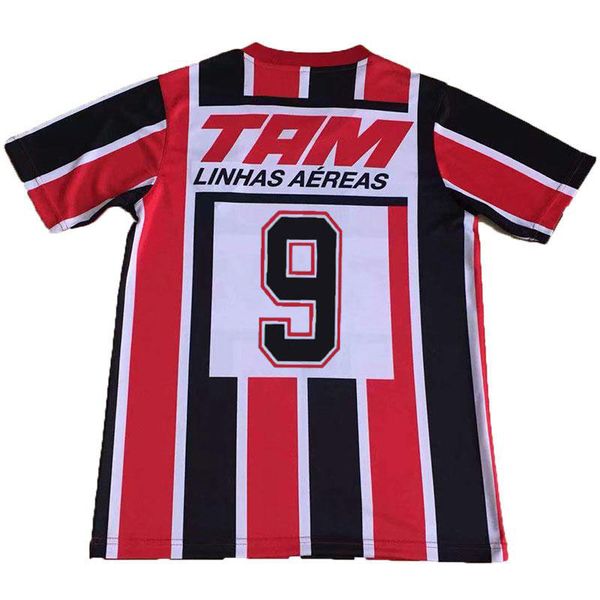 1993 retro version sao paulo soccer jerseys 1993 1994 away red black soccer shirt short sleeve custom football uniform sale, Black;yellow
1993 retro version sao paulo soccer jerseys 1993 1994 away red black soccer shirt short sleeve custom football uniform sale, Black;yellow