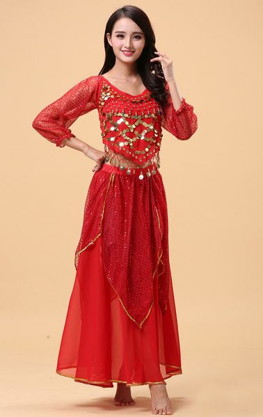 2pieces suit belly dance costumes oriental dance costumes bollywood dance costumes belly costume set shirt + skirt, Black;red
2pieces suit belly dance costumes oriental dance costumes bollywood dance costumes belly costume set shirt + skirt, Black;red
